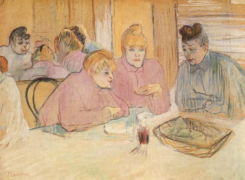 Henri de toulouse-lautrec Women in a Brothel oil painting picture